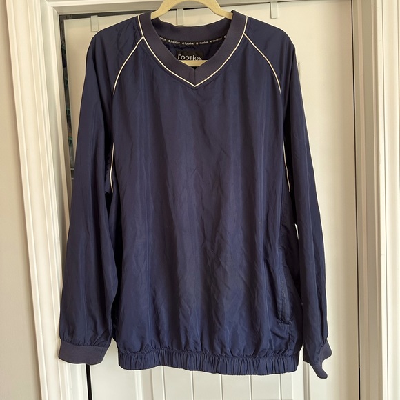 FootJoy Other - Men’s XL Vintage FootJoy‎ Golf Navy Pullover Jacket